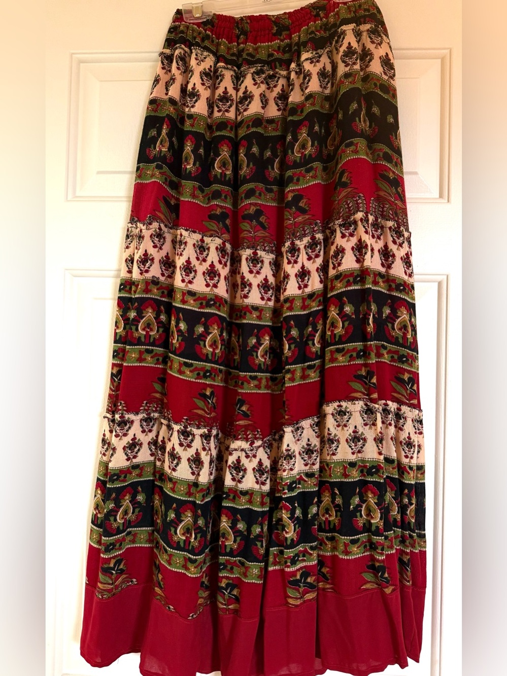 Ethnic tiered Maxiskirt